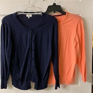 Cardigans - worn about three times.